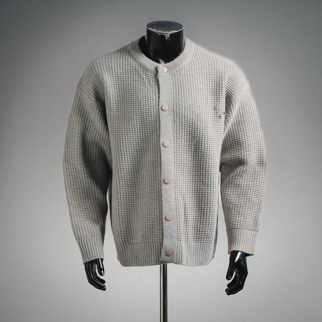 Chrome Hearts Ch Cardigan Sweater with Patchwork and Leather Label. After a mont