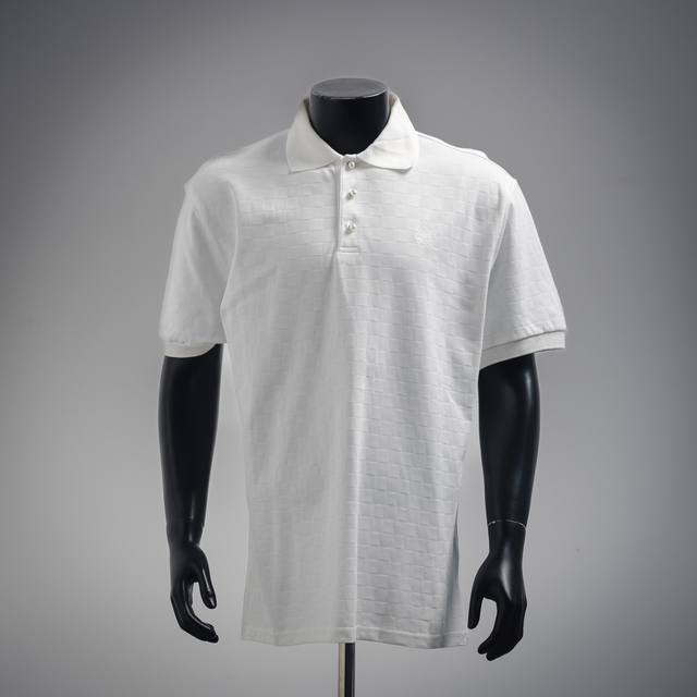 Louis Vuitton LV Pearl Button Letter Embroidery Piqu