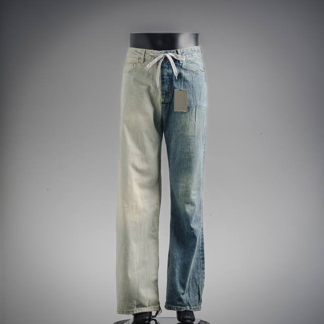 Balenciaga 24Ss Fall/Winter New Patchwork Denim Pants. High-quality, high-versio