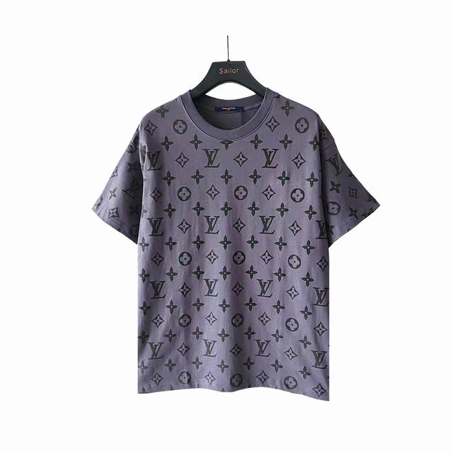 Real shot details + size chart Louis Vuitton all-over flocked monogram logo shor