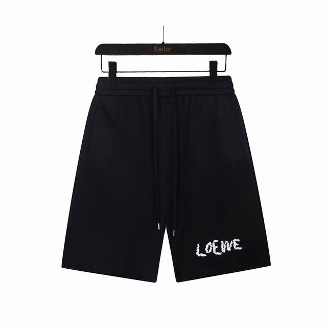 Real shot details + size chart Loewe 24Ss Imported machine high-density embroide