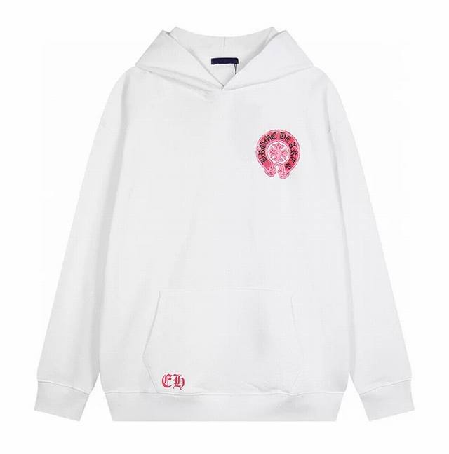 High-quality Chrome Hearts horseshoe cross print hoodie, unisex. Made with cust