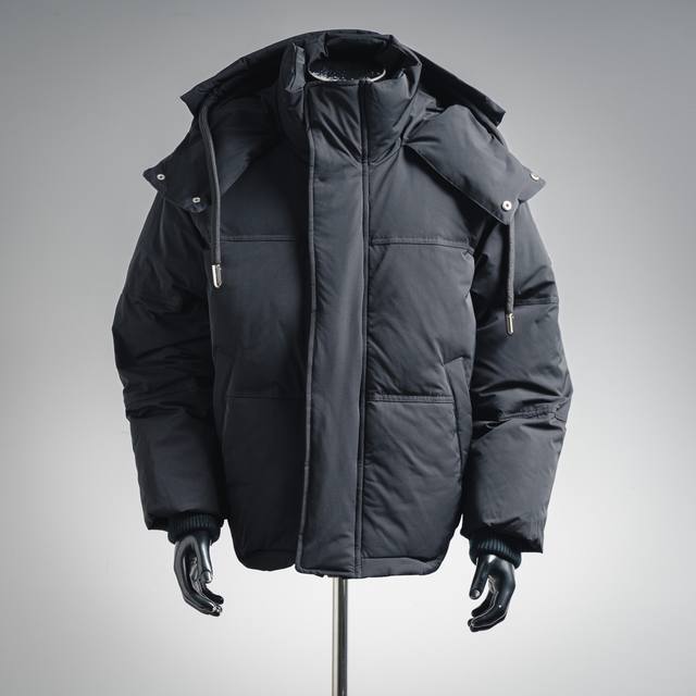 Ami Paris 22Ss Solid Color Hooded Down Jacket ( ) Ami down jacket from France. D