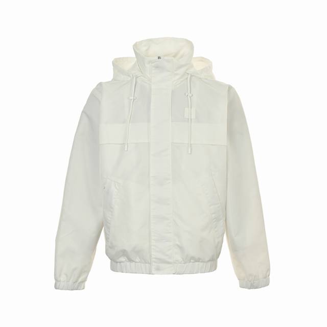 Louis Vuitton Single-sided Patchwork Solid Color Hooded Softshell Jacket. Origin