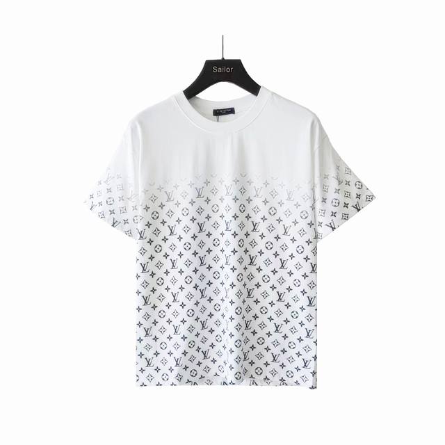 Real shot details + size chart Louis Vuitton monogram gradient all-over logo rou