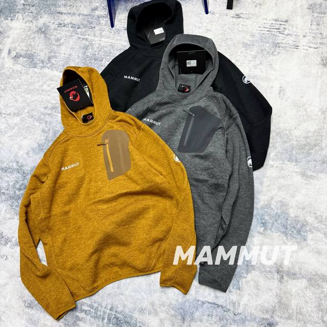 26 styles of Mammut hooded fleece jacket with taped pockets, perfect for outdoo