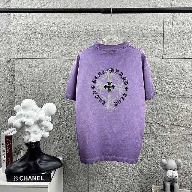 Ch* Chrome Hearts* Spring/Summer New Heavy Distressed Washed Style Distressed Cr