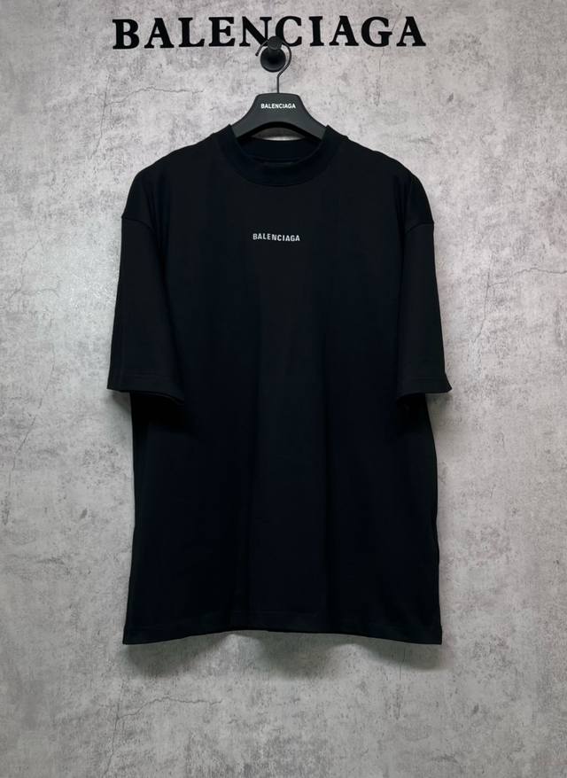 Balenciaga Top-Tier 1:1 Official Quality Short-Sleeve T-Shirt with Reflective He