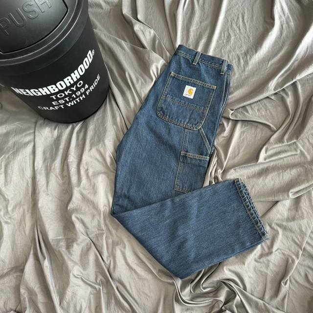 Limited quantities of 30, 32, and 34 Carhartt knee-length jeans. Carhartt Wip H