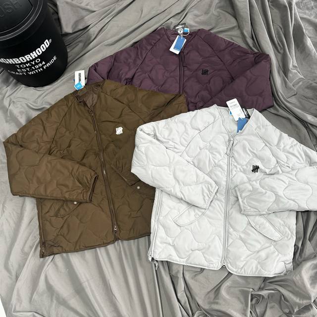 New Color Undefeated Five-Stripe Lightweight Down Jacket Custom-woven and dyed