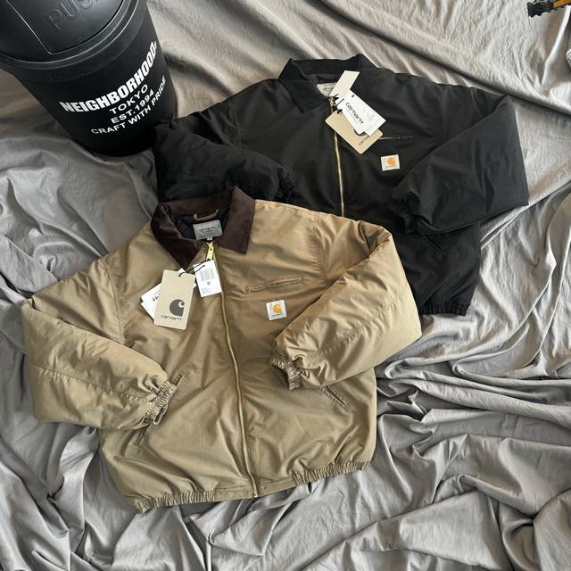 Carhartt 25Aw Carhartt Detroit Down Jacket Custom-woven micro-pleated nylon fabr