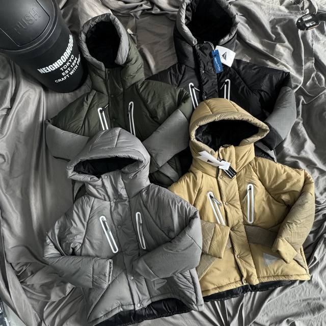 Warmer than a down jacket! And Wander reflective functional hooded cotton jacke