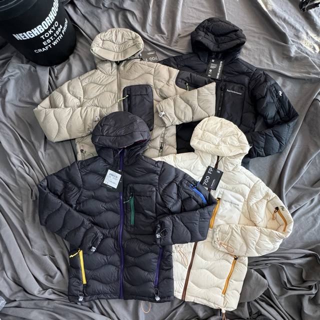 Helium Utilit Waterproof Quilted Hooded Down Jacket ( ) - Made with genuine dow