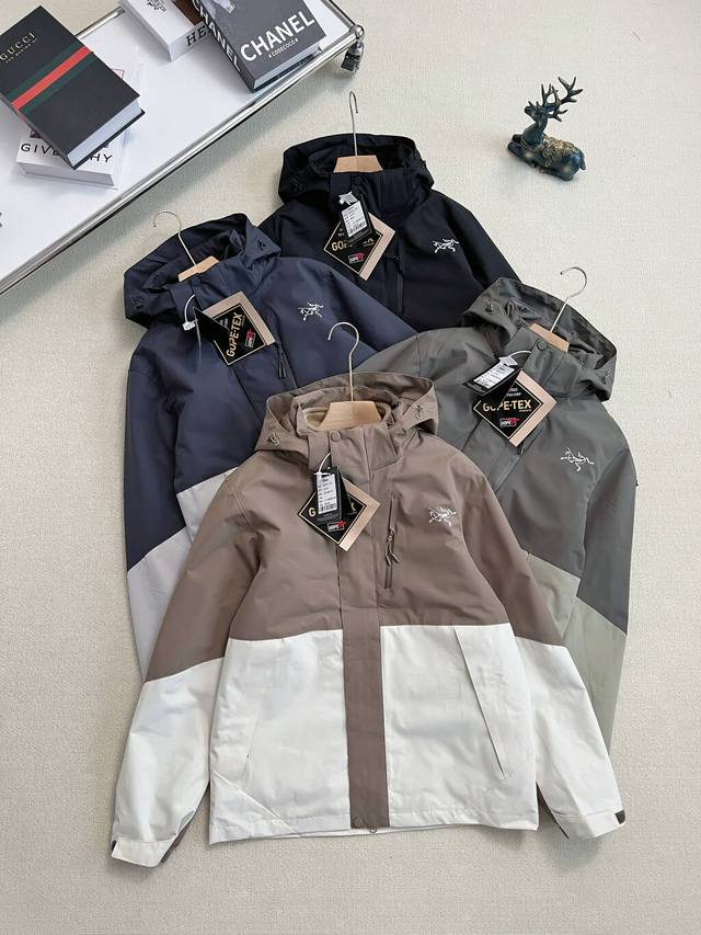 New Arrival Real Photos Arc'teryx 25Ss 3-in-1 Rain Jacket! Every colorway is cla