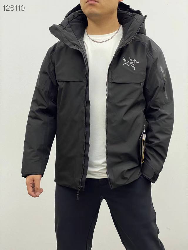 New Arrival Model Photos Top-Quality Original Goose Down Jacket! Detachable Hood