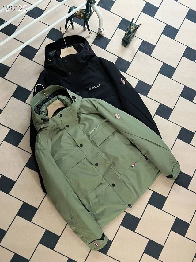 New Arrival Real Shots Top Version Moncle Retro Functional Workwear Goose Down J