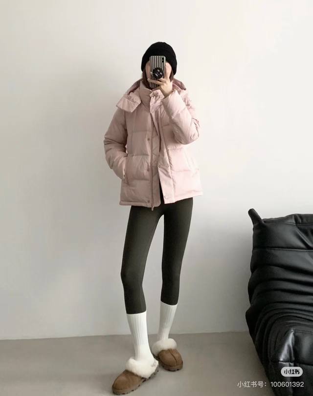 New Arrival Model Photos Lulu Wunderpuff Women's New Down Jacket, Five-Compartme