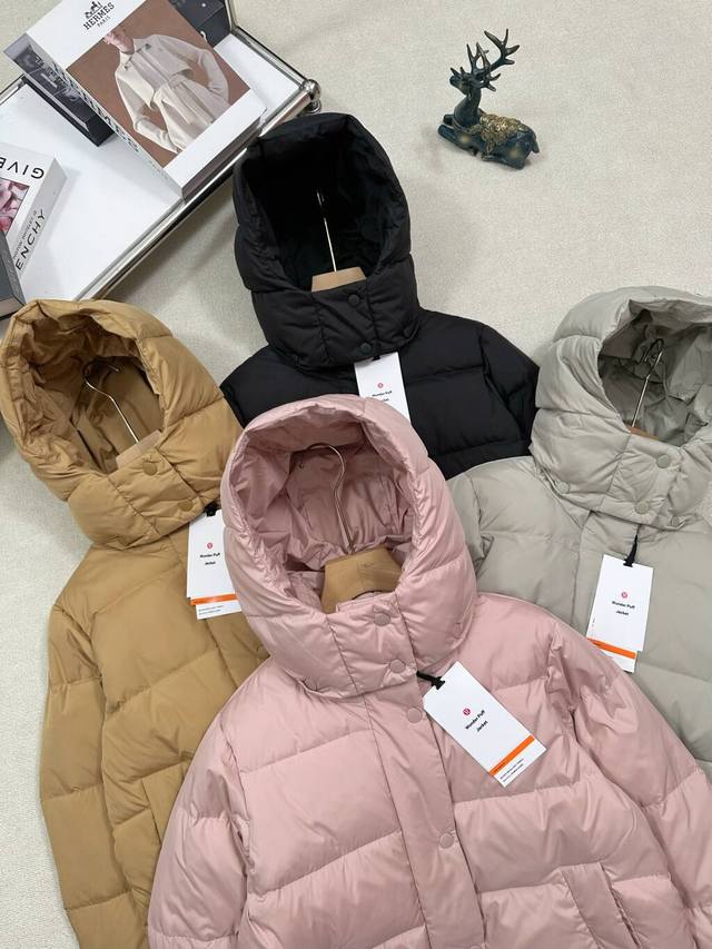 New Arrival Details Lulu Wunderpuff Women's New Down Jacket, Five-Compartment L