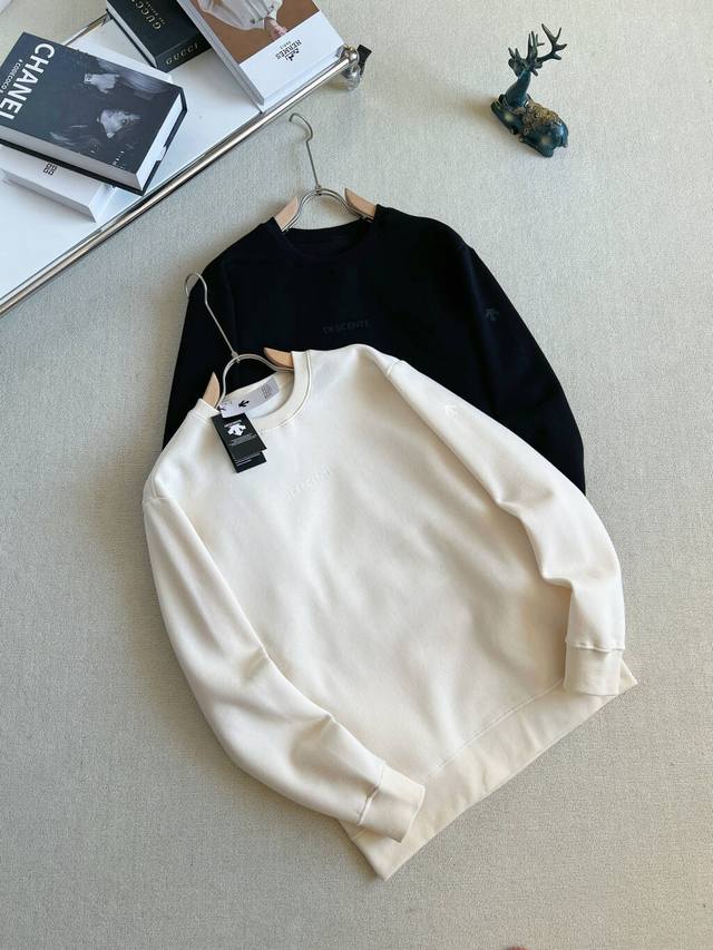 New Arrival Real Shots Descente Men's Fleece-Lined Pullover Hoodie! Same Style a