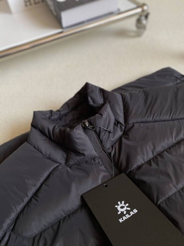 New Arrival Details Kailas Men's Winter Warm Stand Collar Goose Down Vest for Me