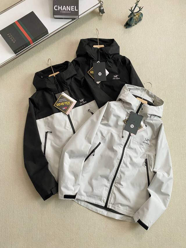 New Arrival Real Photos Arc'teryx Men's Hard-Shell Fleece Jacket with Tapered Lo