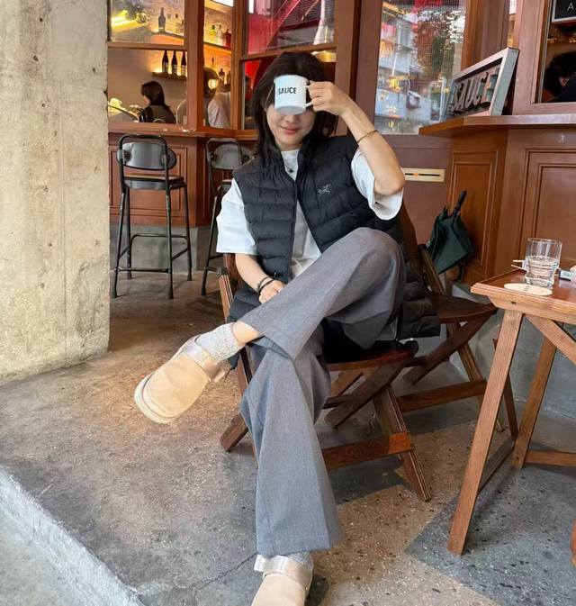 New Arrival Model Photos High-quality Arc'teryx Cerium Vest Men's Warm Stand Col