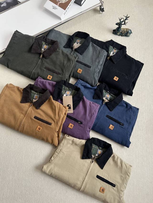 New Arrival Details Carhart J97 Washed Seven-Color Jacket Carhart wipj97 Detroit