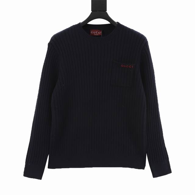 Gucci Pocket Embroidered Sweater (Authentic Product 3773 Purchased and Developed