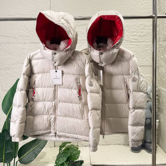 Moncler Maya unisex down jacket, couple style, thickened, warm, color-blocked do