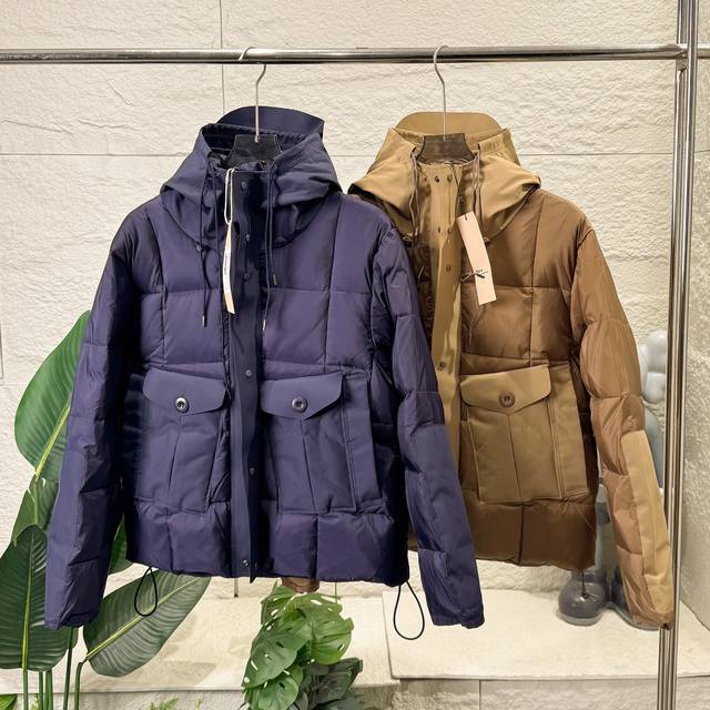 Ten C Italian Men's and Women's Puffy White Duck Down Puffer Jacket, Couple's Do