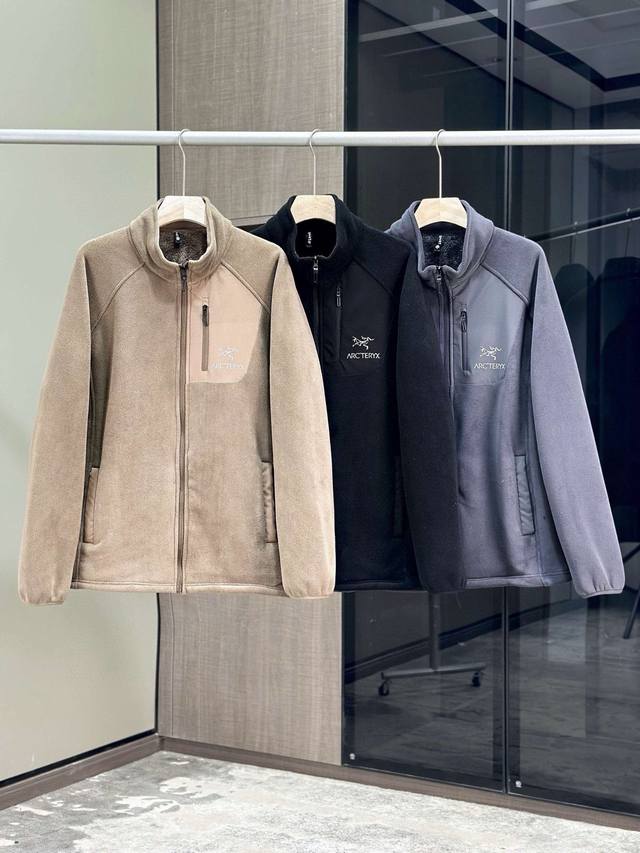 2025 Arc'teryx Autumn New Style Jacket, High-Density Fleece Composite Cotton Fle