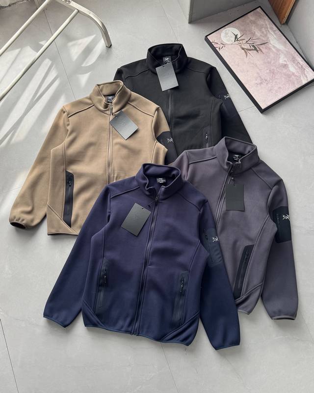 Arc'teryx 2025 Autumn/Winter New Arrival. Outdoor Men's Thick Fleece Stand Coll