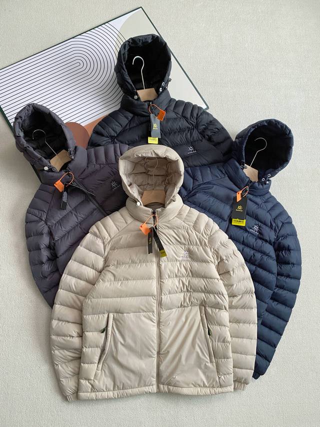 Kailas 3000Gt Thickened Down Jacket with Thousand-Needle Embroidery - Solid Colo