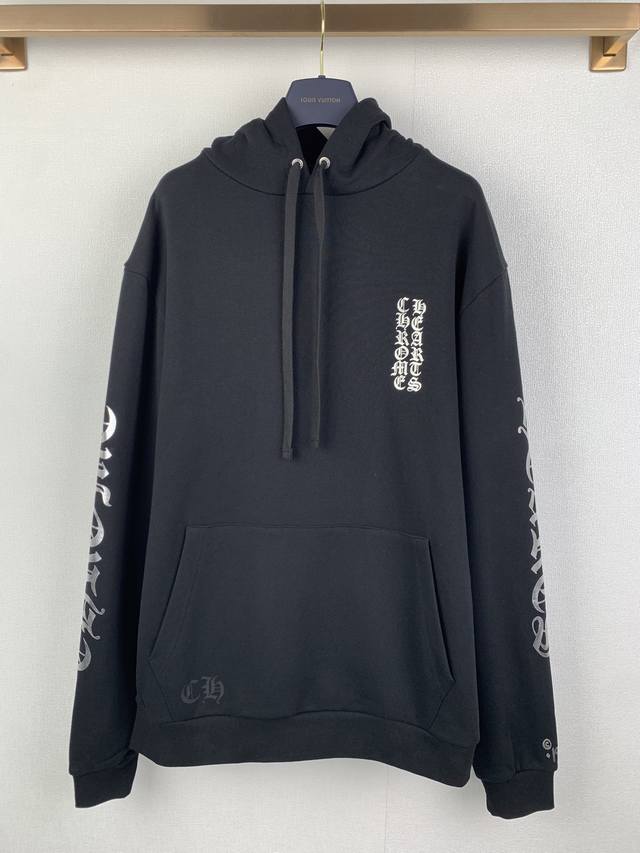 Chrome Hearts 25Ss1988 Limited Edition Foil Color Printed Hoodie ( ). Made of 40