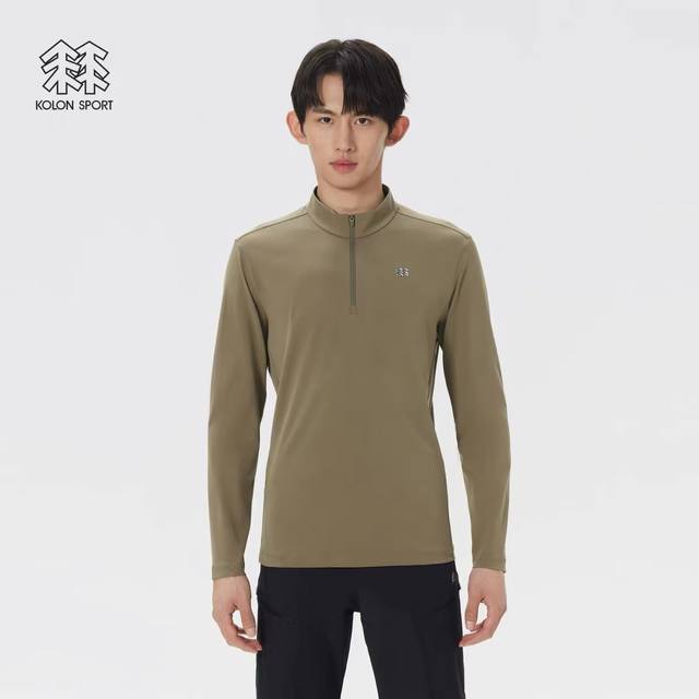 Control# New Arrival# 2025 Kolonsport Men's Half-Zip Quick-Drying Sports Long-Sl