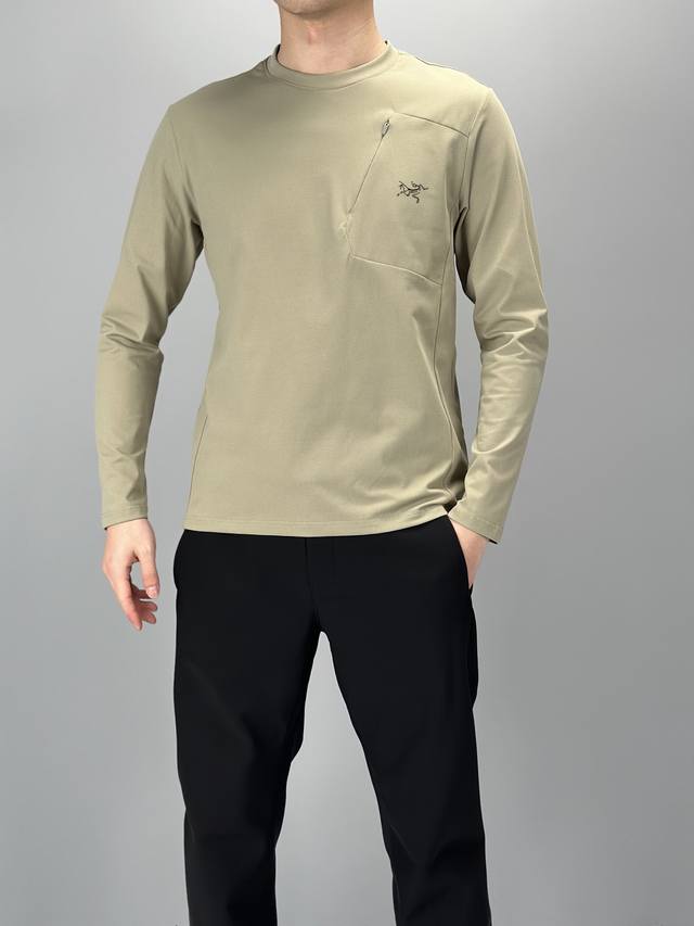 Arc'teryx Men's Spring/Summer/Autumn Outdoor Sports Running Crew Neck Hiking Ca