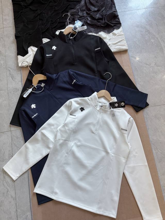 Supply Control Descente Outdoor Sports Fitness Half-Zip Men's and Women's Outdo