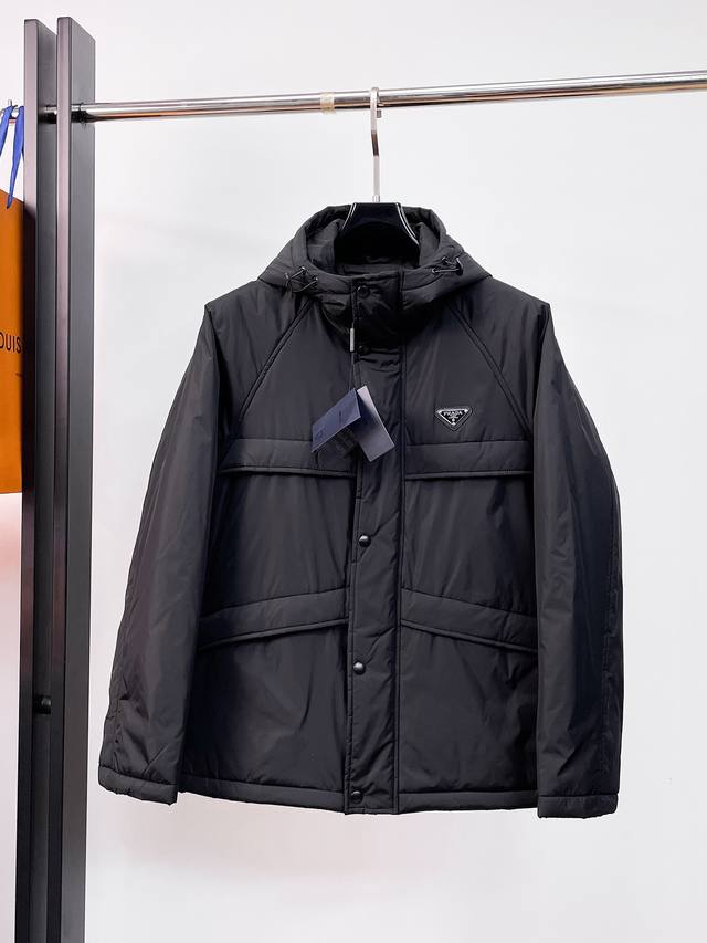 Prada 2025 Autumn/Winter New Down Cotton Jacket Original 1:1 Custom Made Hardwa