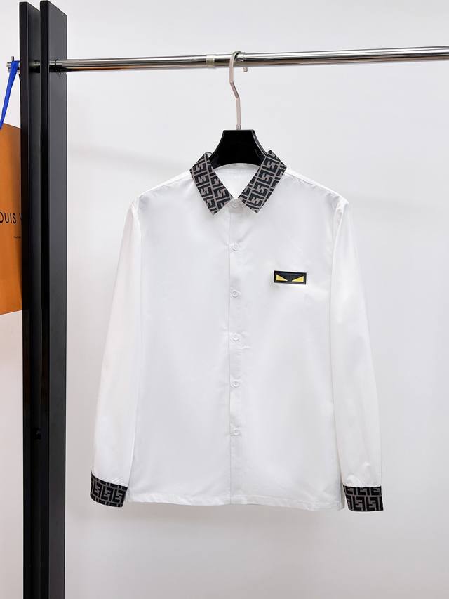 Fendi High-End Casual Series! 2026 Spring New Arrival - Casual Long-Sleeved Shir