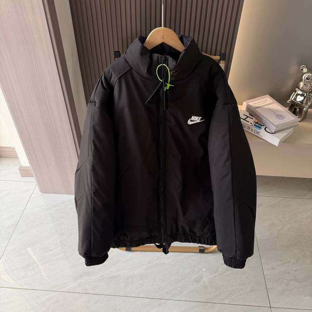 Nike Stand Collar Down Jacket, New Winter Style, Cotton Coat A must-have for win
