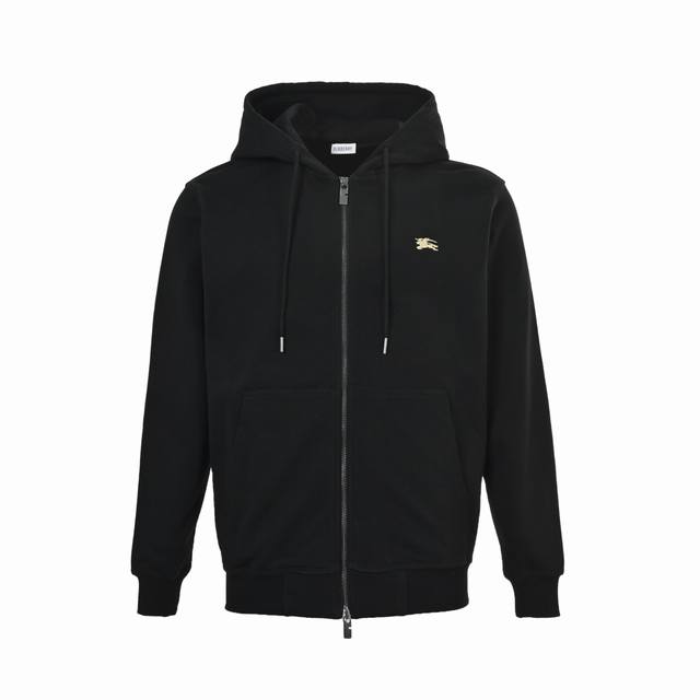 Burberry 25Fw Cross-stitch Equestrian Embroidery Zip-Up Hooded Sweatshirt ( ) Ma
