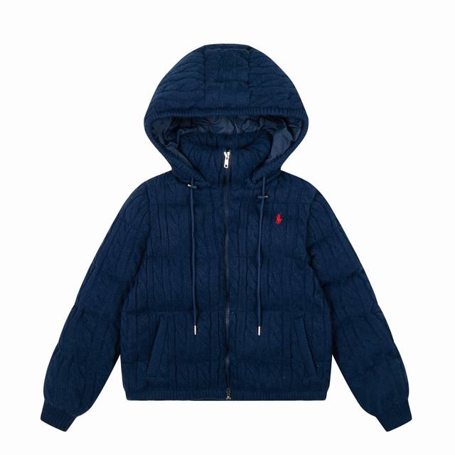 Top Quality Style No.: 9005# Ralph Lauren Winter Wool Cable Knit Hooded Cotton J