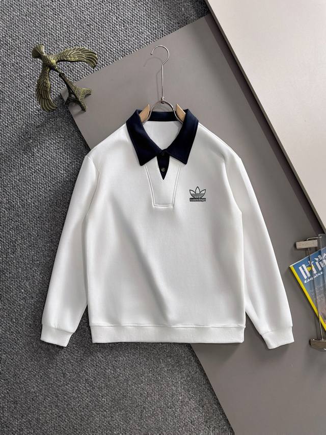 Exclusive launch of Paris Clover 25Ss Autumn/Winter New Lapel Sweatshirt Long S