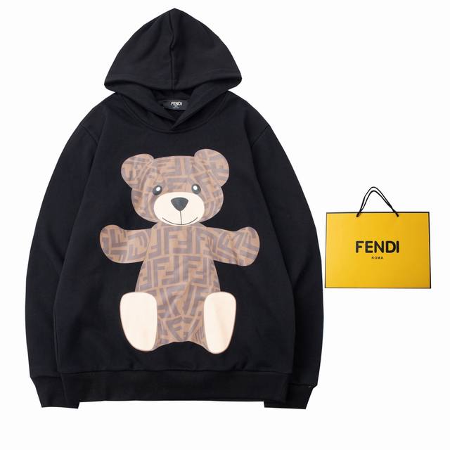 Fendi 24Ss New Trendy Classic Sweatshirt, exquisite tailoring, high-quality craf