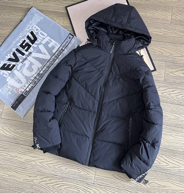 Down Jacket! Evisukuro Fukujin Reflective Patchwork Warm Bread Down Jacket Thic