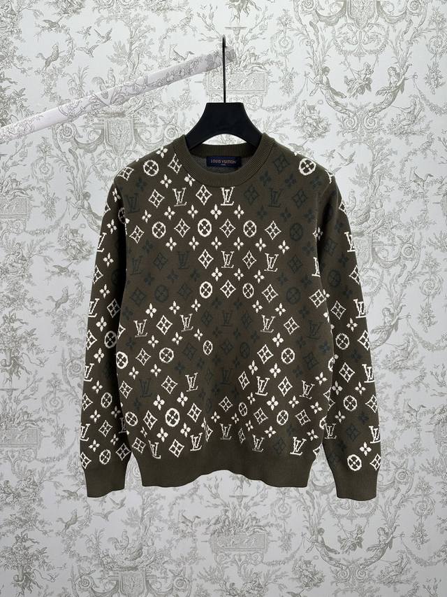 Louis Vuitton 25Ss New Monogram Pullover. This long-sleeved pullover is made fr