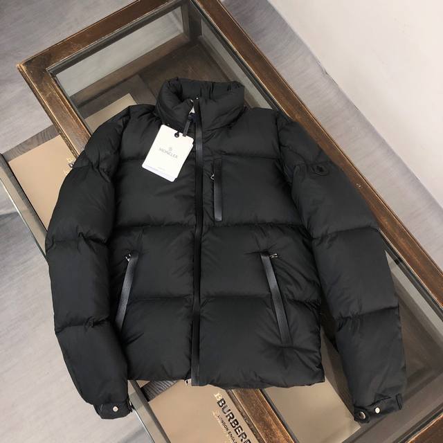 Black Moncler News Hooded Down Jacket (Unisex), hood can be hidden, a hot-selli