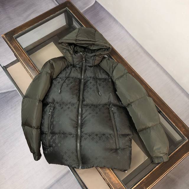 Louis Vuitton - LV's latest Fall/Winter 2025 men's fashionable hooded down jacke