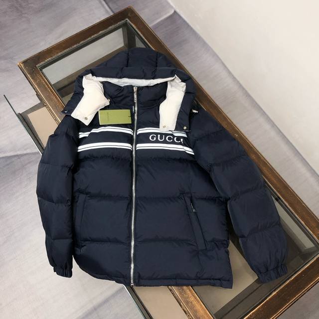 Gucci Fall/Winter 2025 Newest Couple Style Hooded Down Jacket with Detachable Ho