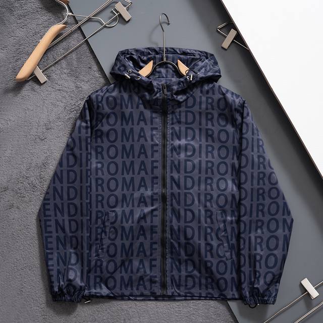 J7035# 2026 Dior Windproof Jacket, Sizes M-Xxxl
